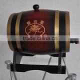 Custom Best Choice Exotic Wooden Wine Barrel/wine Cylinder Packaging