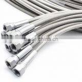 1/4" Stainless Braided PTFE Hose 304 JIC thumbnail-2