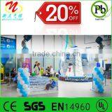 Christmas Inflatable Snow Globe, Indoor Blow up Globe With Snowman Inside