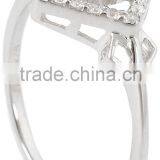 6 mm Round Shape Garnet-CZ Ring Earring Set thumbnail-3