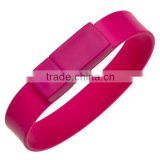 high quality Silicone usb bracelet /Rubber wristband usb 8gb
