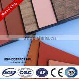 Hot Selling Glossy White Wave Surface Dampproof 8mm Hpl Facade