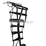 2015 Women Over Knee High Heels Boots Lace up Black Knee Boots High Heel Boots for Women thumbnail-5