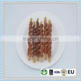 dry duck twisted natural rawhide stick dog snack