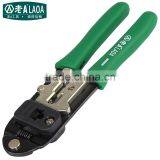 LAOA 8P Hand Crimping Tools / Network Crimping PlierModular Plug Crimping Cutter Crimper Tools for Round Wire Flat Wire thumbnail-5