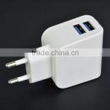 Shenzhen Factory Supply Fast Charging 5V 2.1A Universal Dual Port USB Wall Charger for Meizu/Sony z1 thumbnail-4