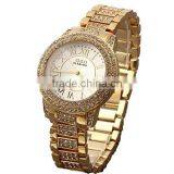Women's Gold-Tone Stainless Steel Band Fashion Watch Quartz Analog Wristwatches thumbnail-2