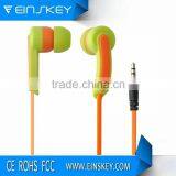 print logo Domed logo earphone with OEM brand for promotion