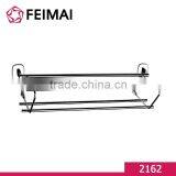 Hotel Bathroom Folding Expandable Towel Rack Shelf Bar Holder