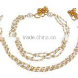 Indian Pearl Payal Anklet thumbnail-3