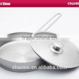 Charms No-stick Stainless Steel Square Deep Fry Pan thumbnail-1