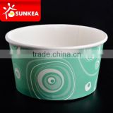Eco-friendly Ice cream paper cups supplier China, salad paper cup, paper dessert cups
