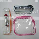 Square Pen Bag With Zipper and Character Printing