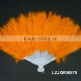 Multi Colored Dance Costume Marabou Feather Fan LZJXM00876 thumbnail-1