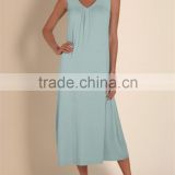 Wholesale Soft Simple Women Bamboo Nightgown Fabric