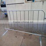 Hot Dipped Galvanized Pedestrian Metal Traffic Crowd Control Portable Safety Barricade