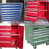 Good quality metal tools cabinet in workshop for tools management