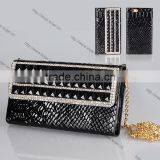 New Bling-bling Crocodile Handbag Leather Wallet Holster Flip Case thumbnail-1