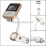 Bluetooth Car Kit Charging Phone Hand-free Cellphone Calling with Car FM Stereo System