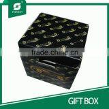 CUSTOM MADE CUBE SHAPED CORRUGATED PAPER GIFT BOX HOT SALE thumbnail-6