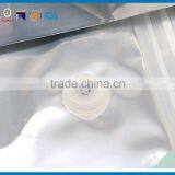 Blue Kraft Matt Printing Flat Bottom Valvet Bag With Zipper thumbnail-3