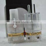 GF-E50T Hi-End Rhodium Plated Schuko Power Connector
