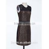 2016 Guangzhou New Arrival Fashion Designs Western Fashion Dress Sleeveless Mini Beautiful Summer Dress Supplier's Choice thumbnail-3