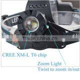 Aluminum Adjustable Head Lamp High Power Recharge Headlamp thumbnail-4