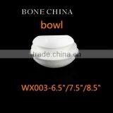 for Western Buffet Use Ceramic Soup Bowl 6.5"/7.5"/8.5" Bone China Salad Bowls thumbnail-2