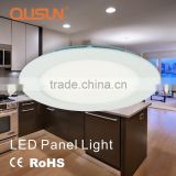 zhongshan lighting factory CE ROHS Slim round panel 18w