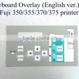 Keyboard Overlay (English ver.) for Fuji Frontier 350/355/370/375 printer