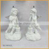 Indoor Resin Angel Statues With Candle for Sale
