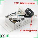 Usb Rechargeable LED Light Digital Microscope 70x Optical Smart Microscope thumbnail-6