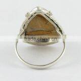 Dazzling Quality !! Bezel Setting Mookaite 925 Sterling Silver Ring, Indian Fashion Silver Jewellery, 925 Silver Jewellery thumbnail-4