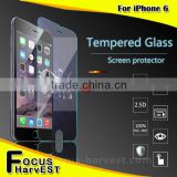 Newest Factory price mobile phone explosion-proof premium screen protector film for iphone 6 tempered glass welcome OEM