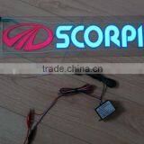 400mmX100mm EL Flash Car Sticker,EL Flashing Sticker,equalizer el Car Sticker thumbnail-1