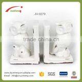 Marble Ceramic Book Stand Holder, Floor Stand Book Holder, White Ceramic Ornaments