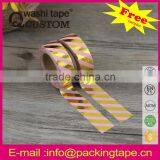 China Wholesale DIY Hot Sale Gold Stamping Paper Tape for Cards Decoration thumbnail-2