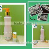 Screen Printing Surface Handling PET Plastic Bottle With Pump Sprayer Sealing Type
