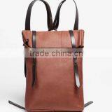 High Quality Women Knapsack Leather Document Backpack Bag thumbnail-2