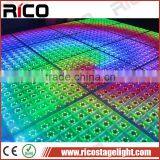 dj disco event RGB dmx 8*8 pixels Square Digital dance floor led