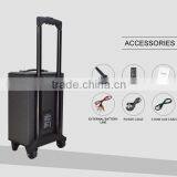 8inch Promotion Portable Trolley Speakers With Bluetooth ,wireless MIC ,USB/SD/FM/Remote thumbnail-3