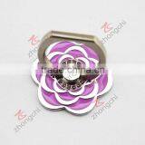 Alloy Ring Phone Holder360 Rotates Reuseable Safety Cellphone Car Ring Holder With Car Hook thumbnail-3