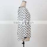 Latest Blouse Design Pictures Woman Polka Dot Blouse Top Long Sleeve Bulk Wholesale Blouse Manufacture thumbnail-2