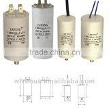 white plastic case cbb60 run capacitor 450v 60uf