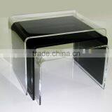 U Shape Clear Acrylic Table Display Riser