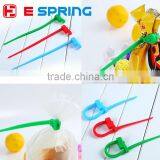 High Quality Candy Color Silicone Sealing Clip Strapping Tape For Snack Food Bag Cellphone PC Cables Ties