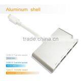 Type c to Usb Hub Adapter Charging Port USB 3.1 Type C HUB Male to Multiple 4 Type-A 3.0 Hub Adapter thumbnail-6