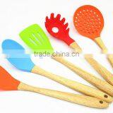 Kitchen Utensils Silicone Slotted Cooking Turner thumbnail-2