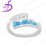Manufacturer Wholesale Latest Designs Simple Design Ring With cz thumbnail-1